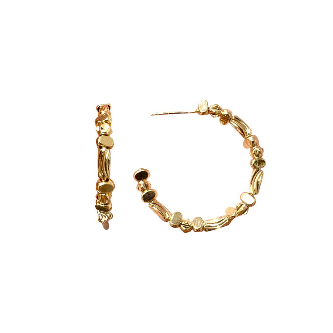 Golden Ember Hoops