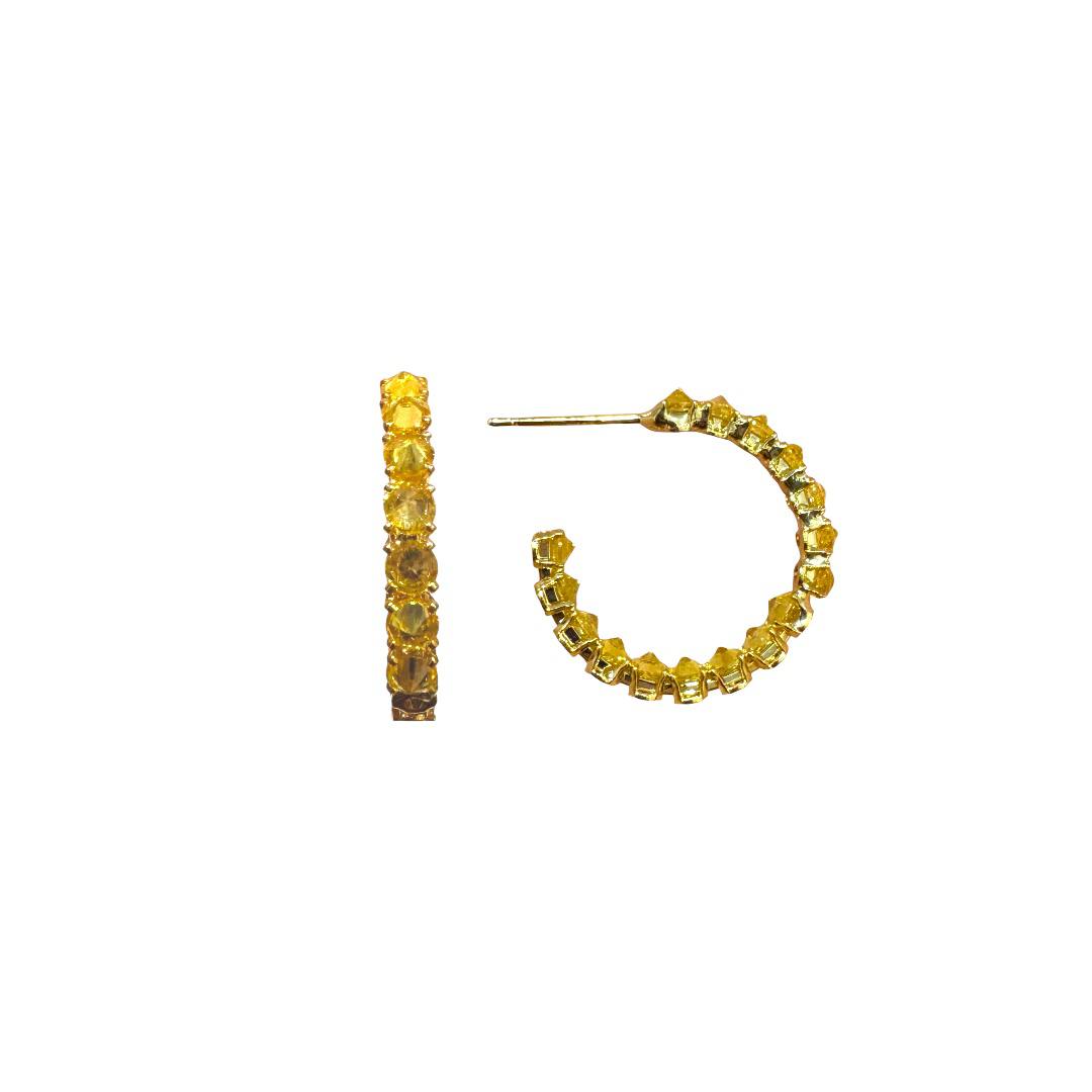 Golden Sunbeam Hoops
