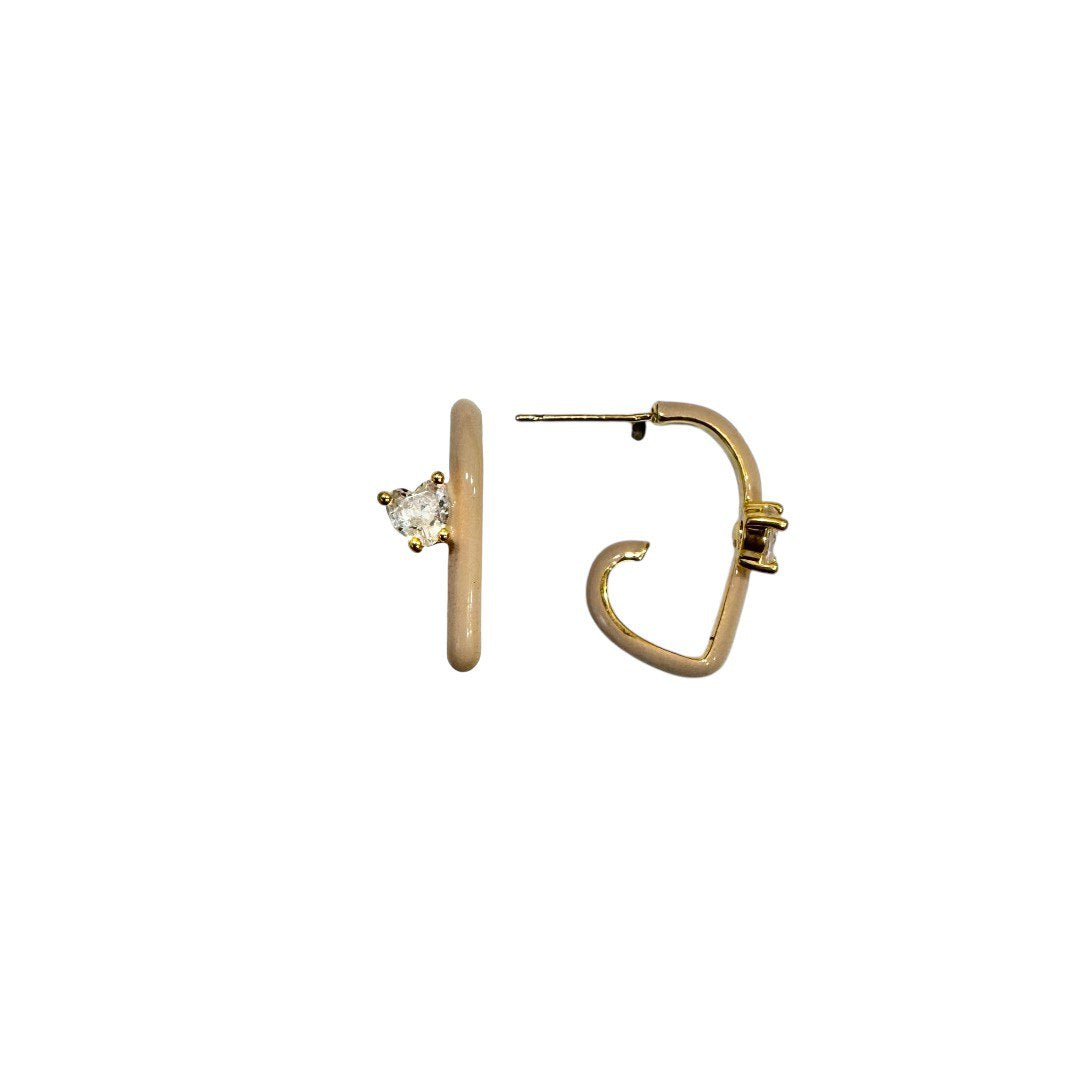 Blush Luxe Hoops