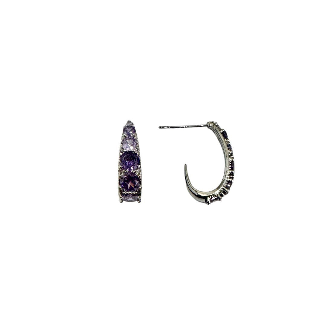 Amethyst Twilight Hoops