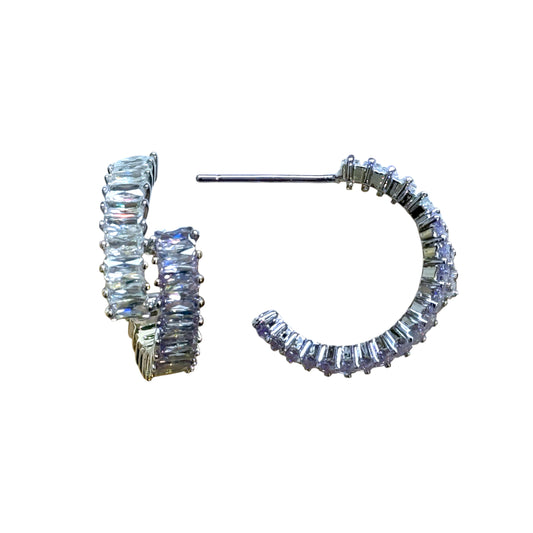Lustre Amethyst Hoops