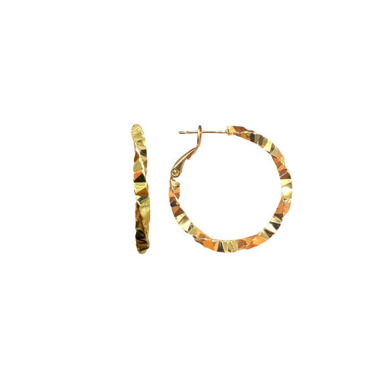 Golden Mirage Hoops