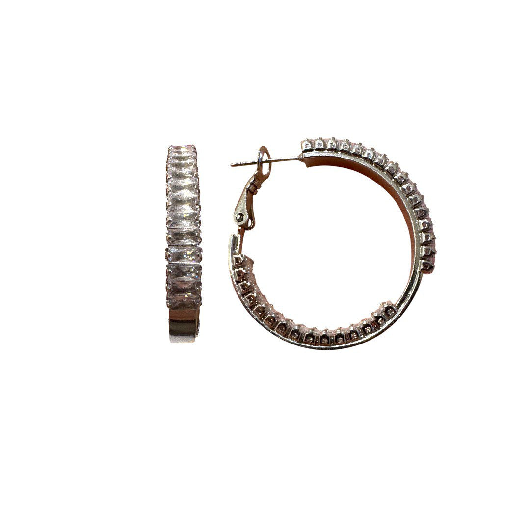 Diamond Cascade Hoops